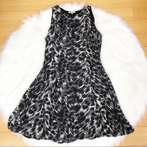 Joie Leopard-print Silk Dress XS